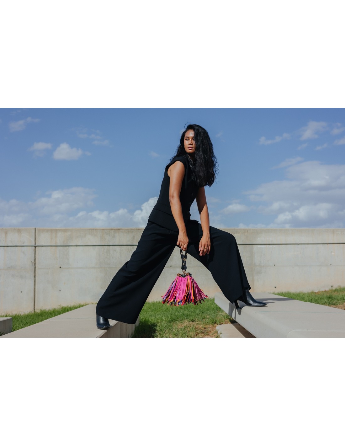 SAVAGE MUSE (fl. largos fucsia)