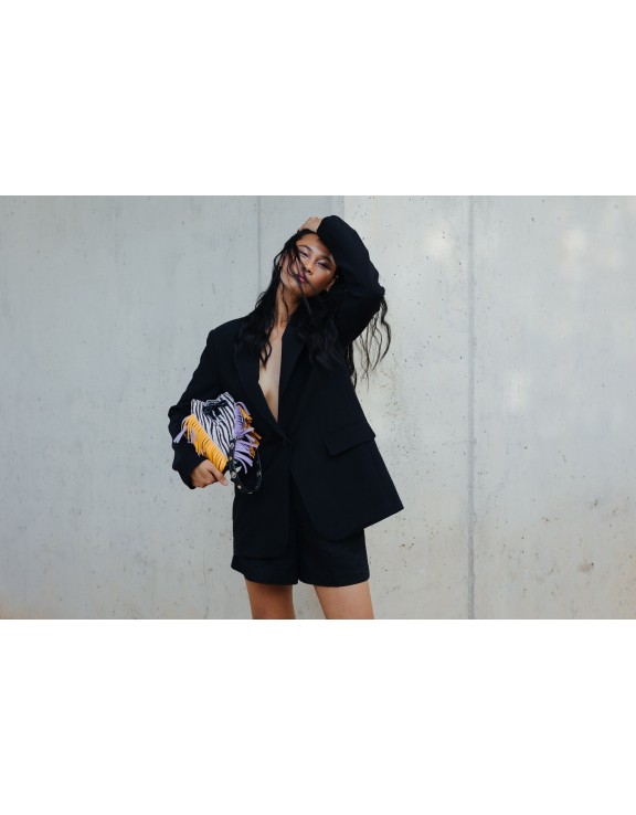 VIBRANT EXPLOSION (PICOS NARANJA Y MALVA)