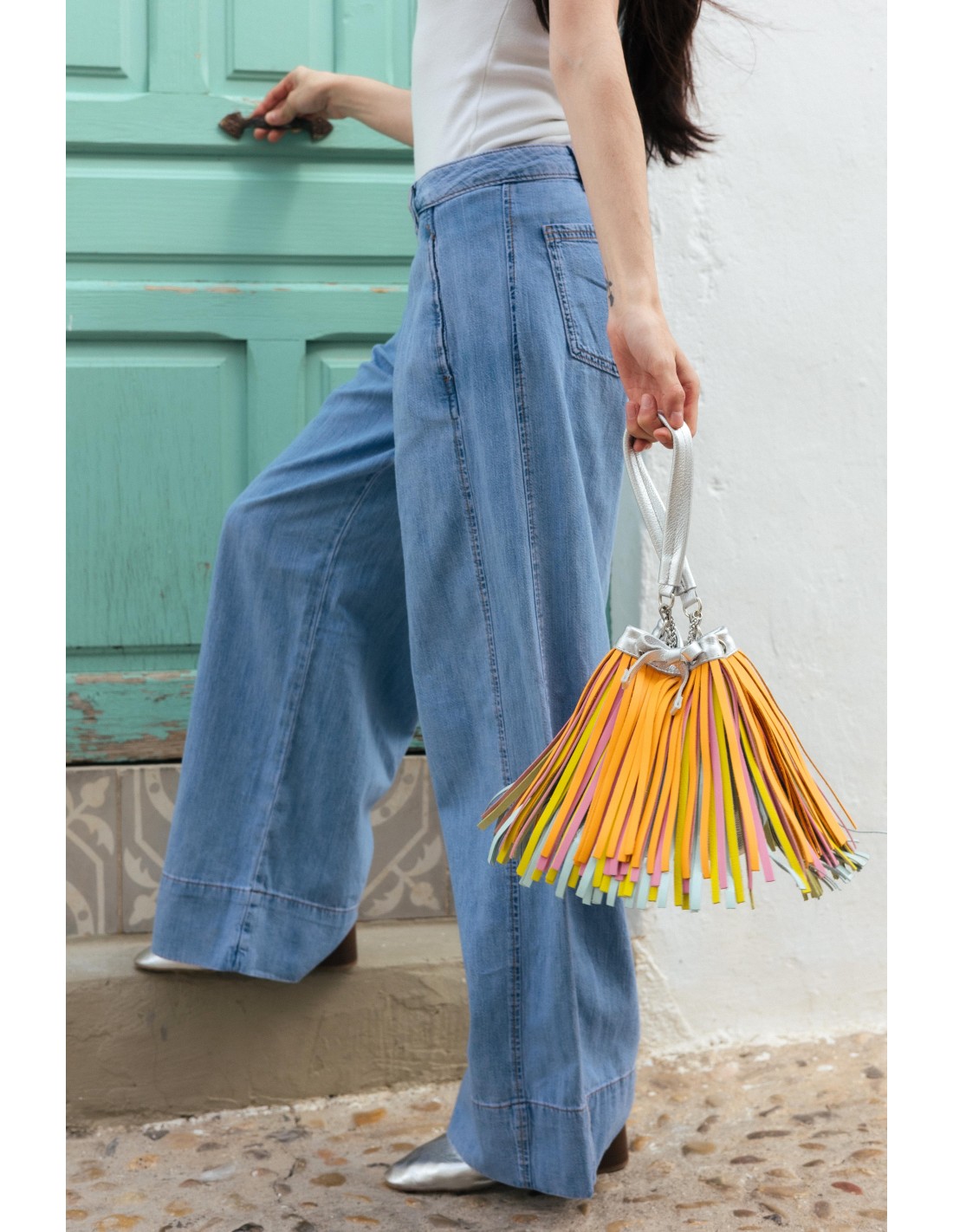 BRAVA SILVER fringie naranja