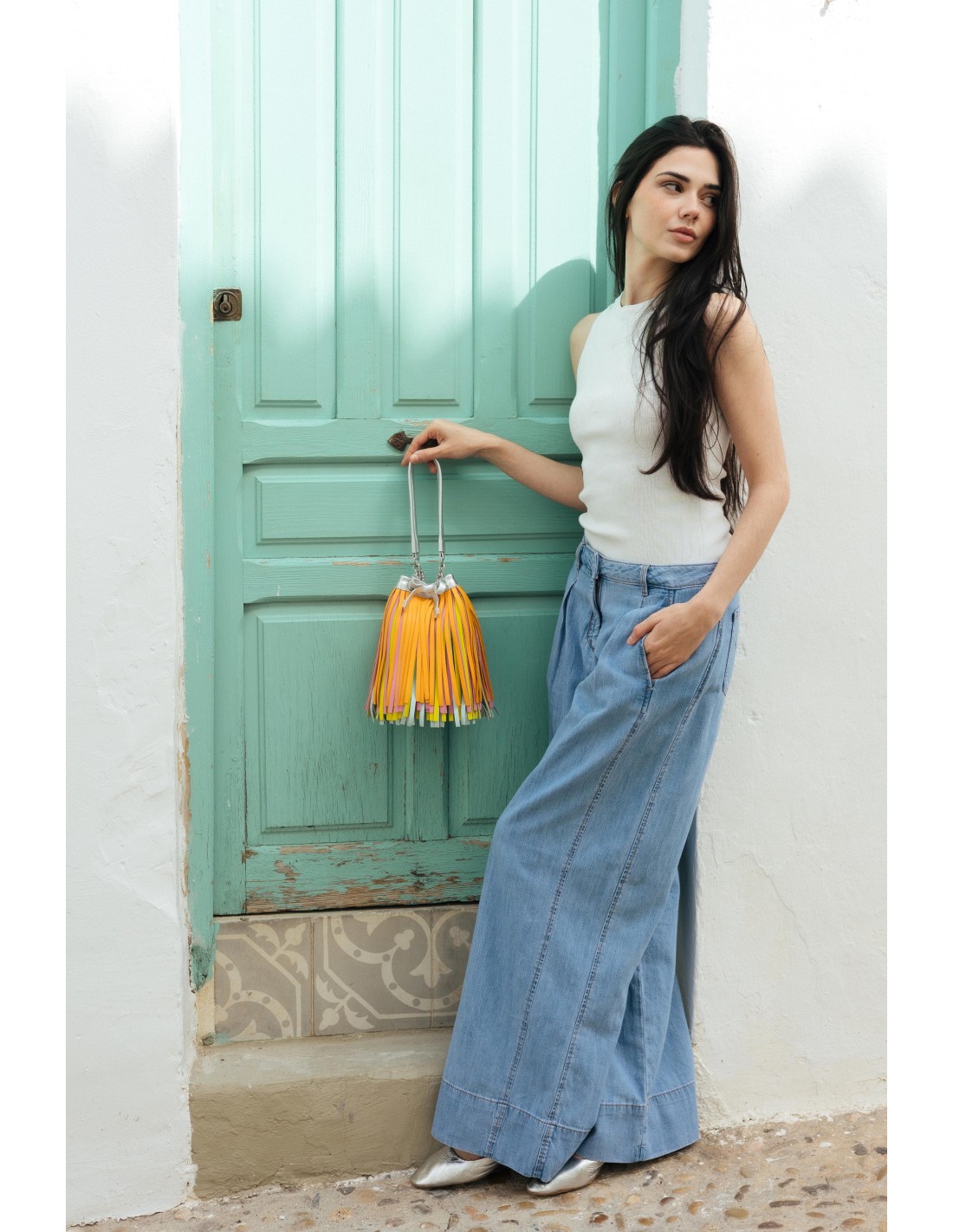 BRAVA SILVER fringie naranja