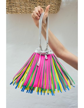 BRAVA SILVER fringie fucsia