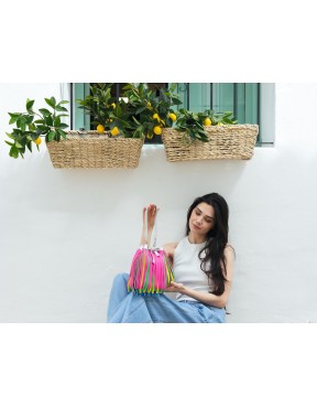 BRAVA SILVER fringie fucsia