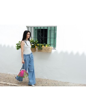 BRAVA SILVER fringie fucsia