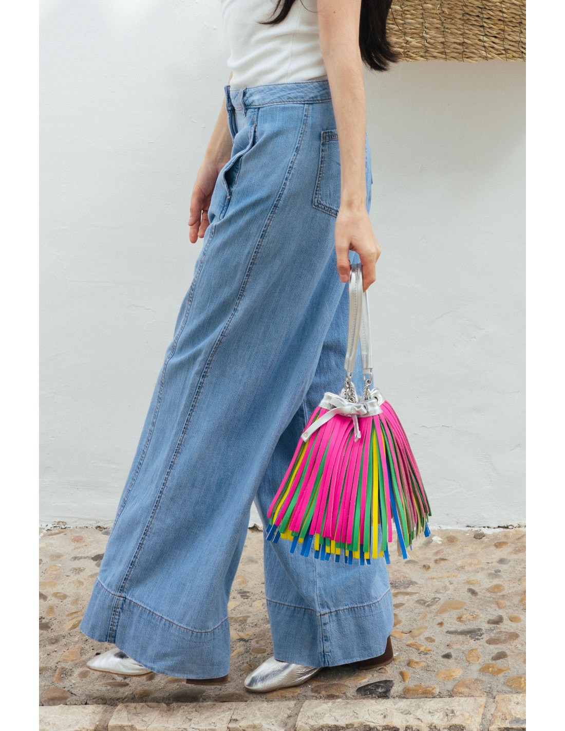 BRAVA SILVER fringie fucsia